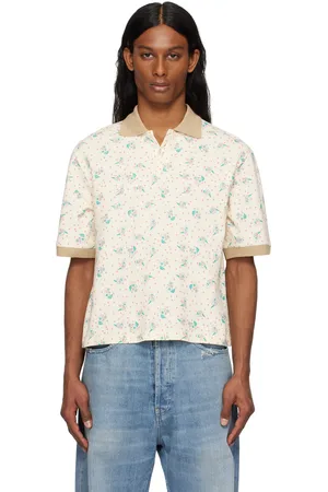 ASHLEY WILLIAMS Polo jaune à motif de lapins