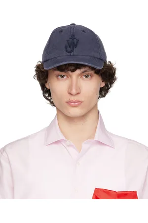 J.W.Anderson Casquette de baseball bleu marine à logos