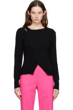 Jacquemus Cardigan Pau noir en tricot - Le papier