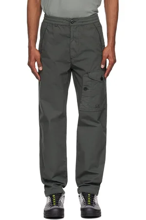 C.P. Company Pantalon cargo décontracté gris en microreps