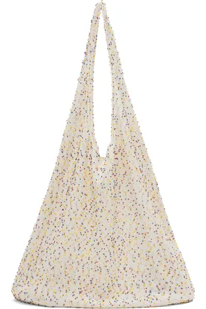 GABRIELA HEARST Sac Manasa blanc cassé en tricot