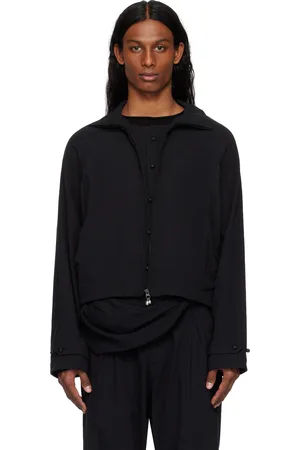 Hyein Seo Blouson noir à breloques en forme de graine