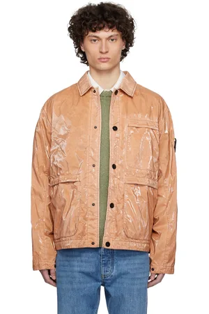 Stone Island Caban Mussola Prismatica orange