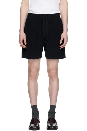 Merz b. Schwanen Short 02 noir en velours côtelé léger