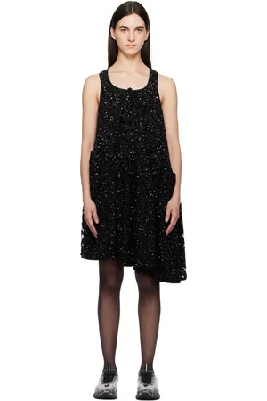 Cecilie Bahnsen Robe courte Azelia noire