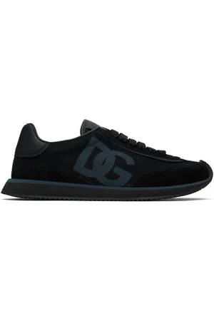 Dolce & Gabbana Baskets DG Cushion noires à panneaux