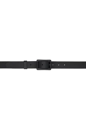 STUDIO NICHOLSON Ceinture noire en cuir