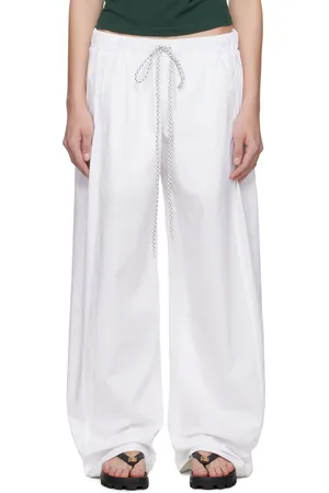 Julie Kegels Pantalon blanc à panneaux