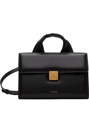 Nanushka Sac Sandi noir à fermoir coulissant aimanté