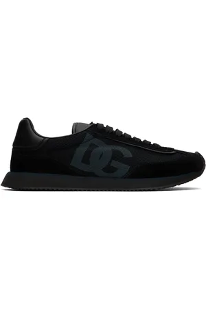Dolce & Gabbana Baskets DG Cushion noires à panneaux
