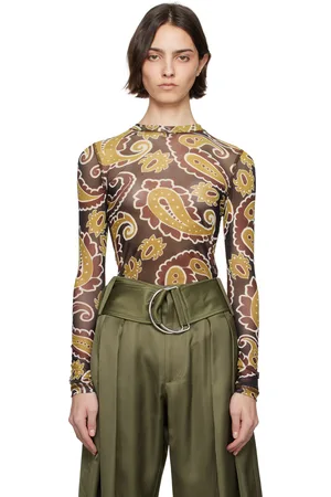 J.W.Anderson T-shirt à manches longues Underpinning multicolore