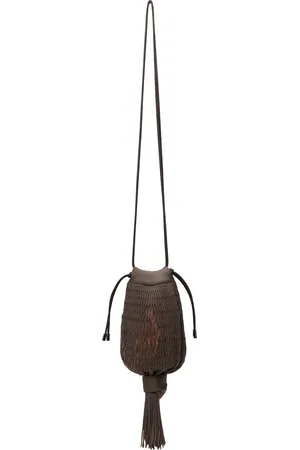 LEMAIRE Pochette Octopus brune édition FILT