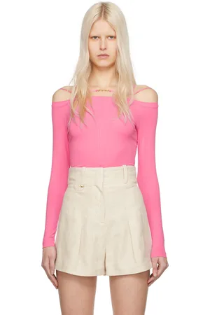 Jacquemus T-shirt à manches longues Sierra rose - Le papier