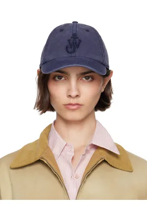 J.W.Anderson Casquette de baseball bleu marine à logos