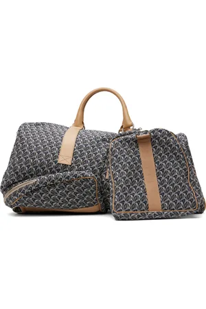 MAGLIANO Sac de sport bleu marine et beige à monogrammes - Livello