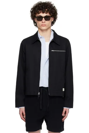 Merz b. Schwanen Blouson 07 noir à glissières