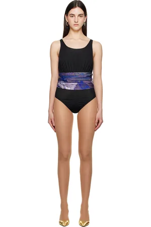Nicklas Skovgaard Maillot de bain Anouska noir et bleu