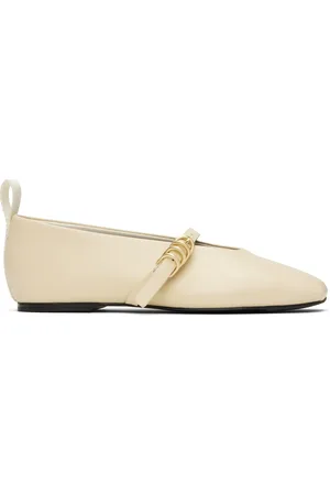 RAG&BONE Ballerines de style Charles IX blanc cassé à ferrures Spire