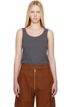 STUDIO NICHOLSON Débardeur Rist gris en jersey