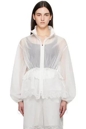 Cecilie Bahnsen Blouson Arlo blanc