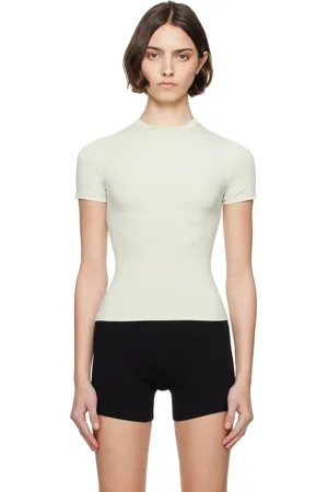 SKIMS T-shirt vert - Cotton Jersey