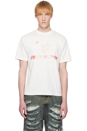 424 FAIRFAX T-shirt Cali blanc cassé