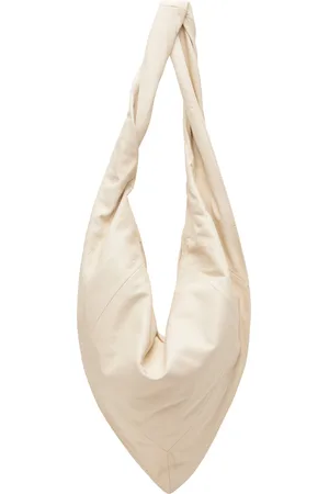 LEMAIRE Petit sac de style foulard blanc cassé