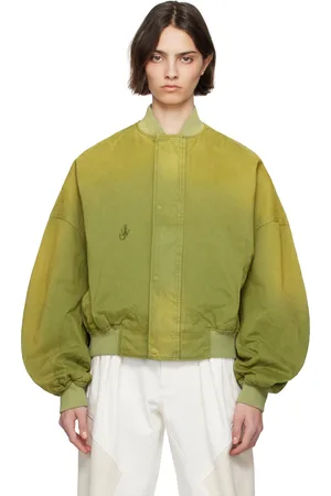 J.W.Anderson Blouson aviateur décontracté kaki en coton.