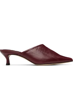 By Far Mules Luciana bourgogne