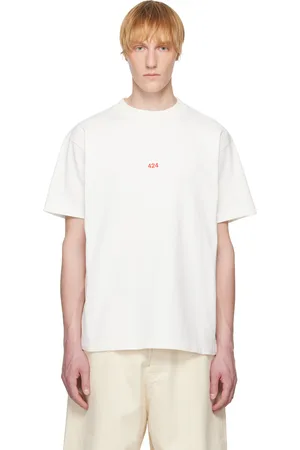 424 FAIRFAX T-shirt Alias blanc cassé