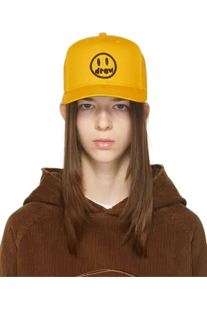 Drew House Casquette jaune à logo peint exclusive à SSENSE