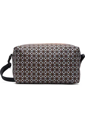 Issey Miyake Sac sellier Rough gris et orange