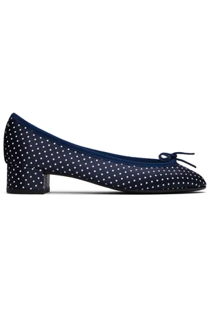 Repetto Chaussures à talon Camille bleu marine