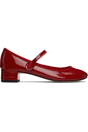 Repetto Chaussures de style Charles IX à talon Rose rouges