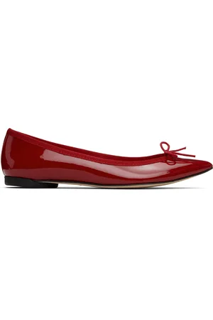 Repetto Ballerines Brigitte rouges à bout pointu