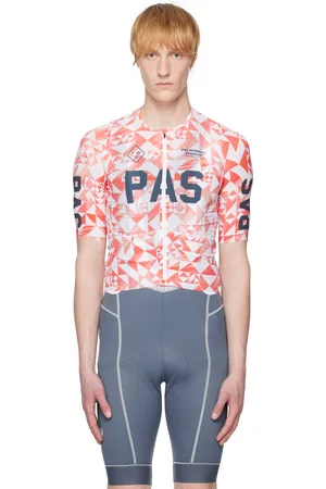 Pas Normal Studios T-shirt Pro rouge et blanc en jersey à logos - Mechanism