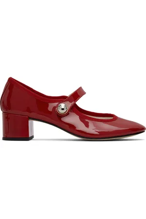 Repetto Chaussures de style Charles IX à talon Fabienne rouges