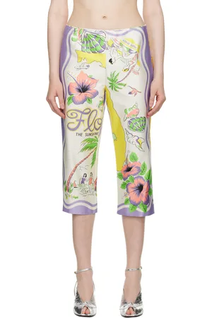 Anna Sui Capri multicolore à imprimé Florida
