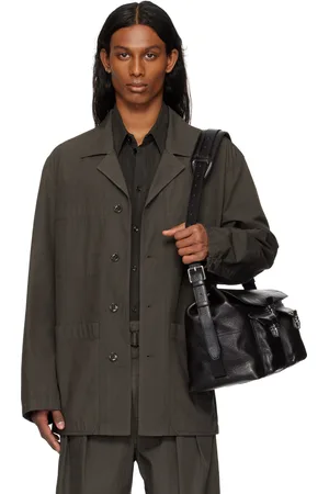 LEMAIRE Blouson-chemise de travail brun