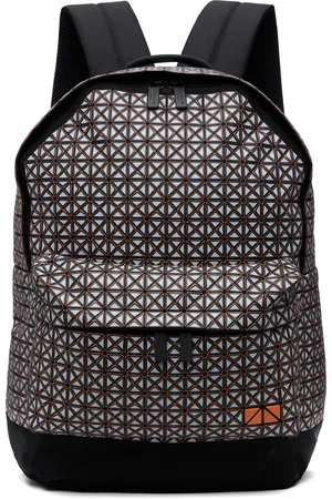 Issey Miyake Sac à dos Rough gris et orange