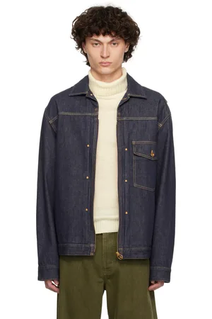 Moncler Blouson Nepit bleu marine en denim - Mercedes-Benz by NIGO