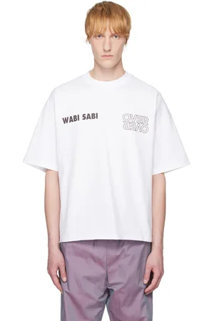 OVER OVER T-shirt droit et écourté blanc