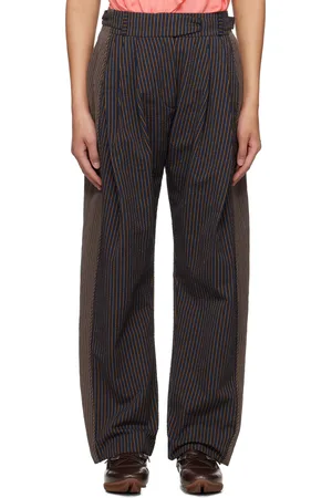 Kiko Kostadinov Pantalon Cauda multicolore à plis