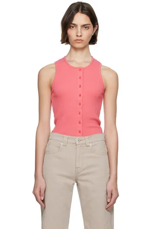 J.W.Anderson Débardeur rose à boutons