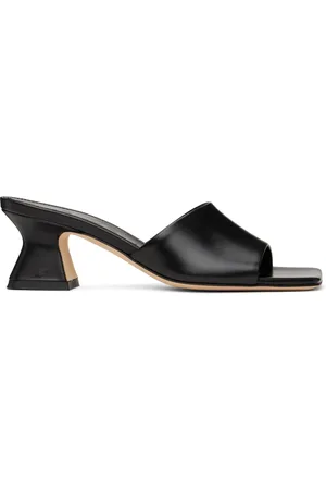 Aeyde Mules Ale noires en cuir