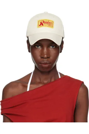 Ruslan Baginskiy Casquette de baseball beige à écusson à logo