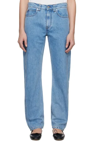 J.W.Anderson Jean ajusté bleu à coutures extérieures torsadées