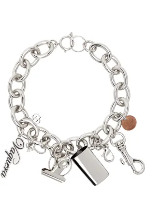 Vaquera Collier 2.0 argenté à breloques édition D