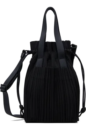 PLEATS PLEASE ISSEY MIYAKE Cabas noir à plissures