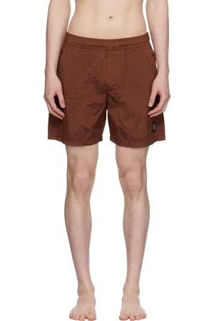 Stone Island Maillot de bain bourgogne en nylon ECONYL® iridescent